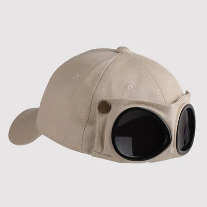 New Aviator Hat Summer Personality Glasses Baseball Cap Female Unisex Sunglasses Male Cap Baseballcap Boys Cap