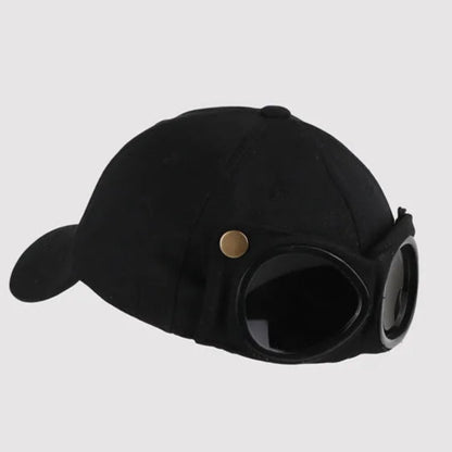 New Aviator Hat Summer Personality Glasses Baseball Cap Female Unisex Sunglasses Male Cap Baseballcap Boys Cap