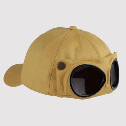 New Aviator Hat Summer Personality Glasses Baseball Cap Female Unisex Sunglasses Male Cap Baseballcap Boys Cap